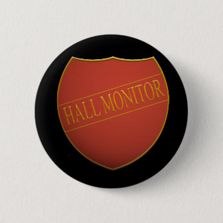 Bouclier badge avec le mot - moniteur hall