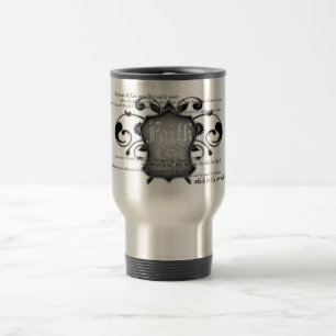 Bouclier de tasse chrétienne de voyage de foi