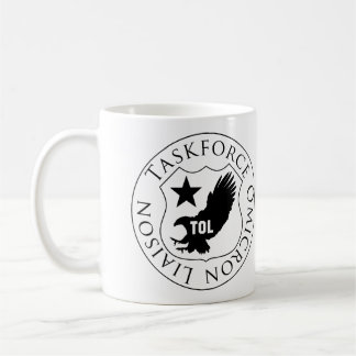 Bouclier de TOL (2), noir sur la tasse blanche