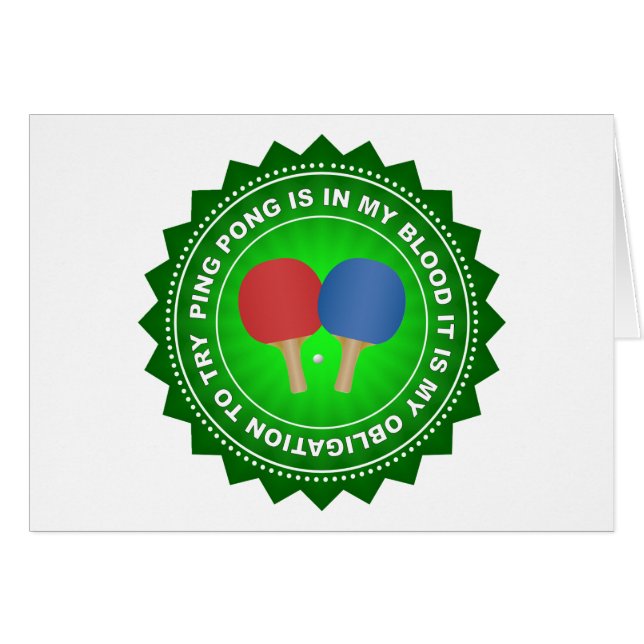 Bouclier fantastique de ping-pong (Devant horizontal)