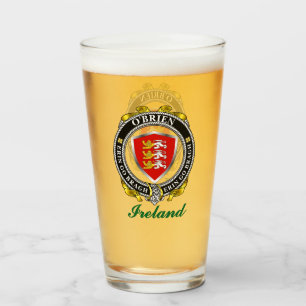 Bouclier irlandais O'Brien/Brien Verre de bière pe