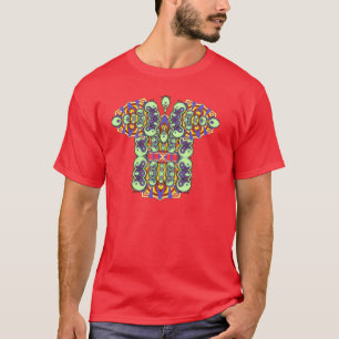 Bouclier PSYCHÉDÉLIQUE des T-SHIRTS d'équilibre