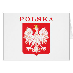 Bouclier rouge de l'aigle polska