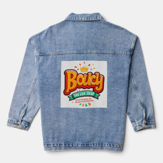 Boucy Crown Fun Tee Denim Jacket