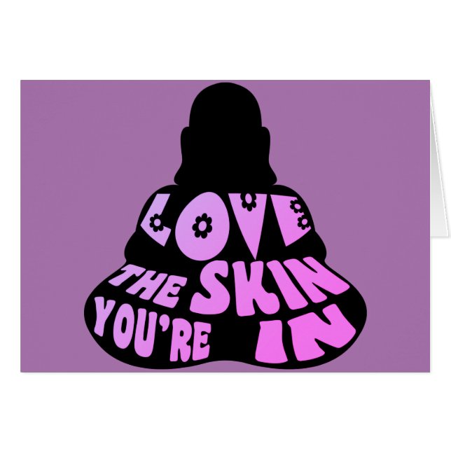 Bouddha amour violet (Devant horizontal)