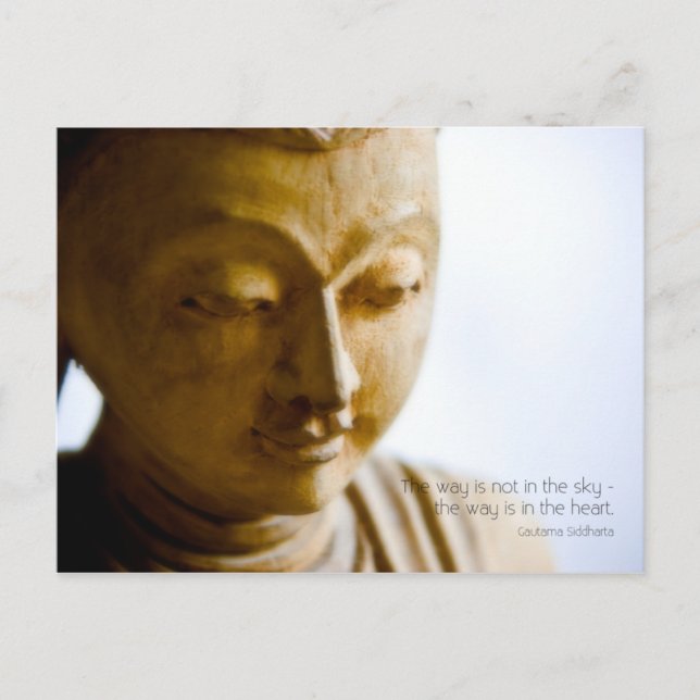 Bouddha ・ Carte Postale Inspirante (Devant)