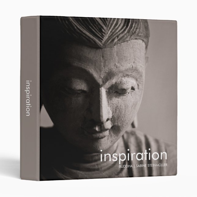 Bouddha · Classeur d'inspiration (Devant/Côté)