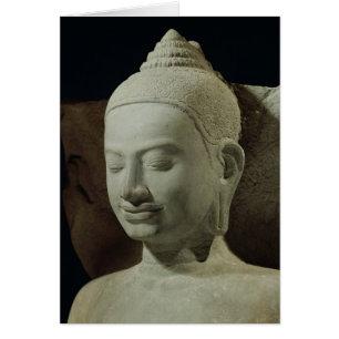 Bouddha dans la méditation sur le roi Naga,