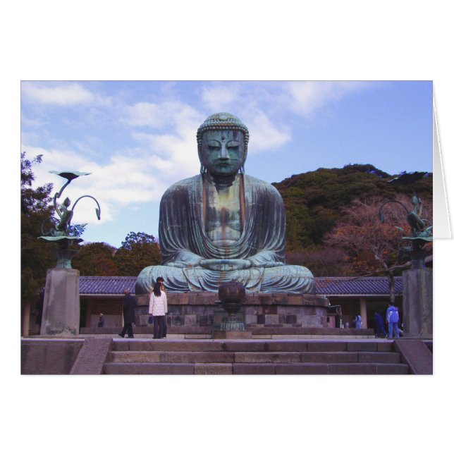 Bouddha de Kamikura-carte (Devant horizontal)