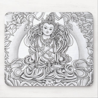 Bouddha de tapis de souris de compassion