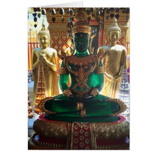 Bouddha d'émeraude et Nagas en Thaïlande (Devant)