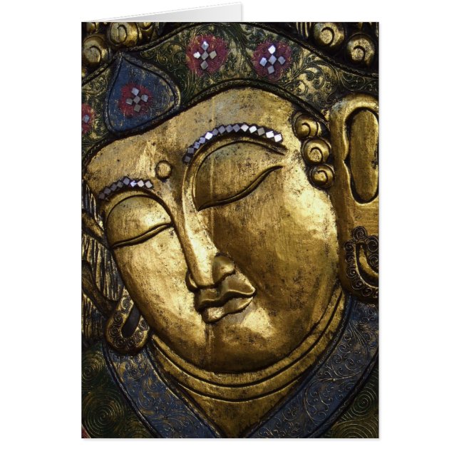Bouddha Dormir Méditant Les Yeux De Prière Fermé (Devant)