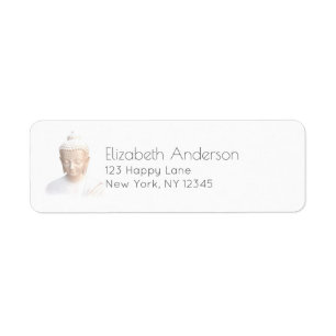 Bouddha en blanc Sérénité Méditative Et Calme