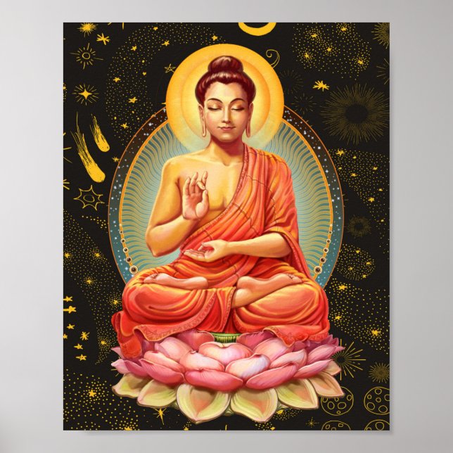 Bouddha en Ecstacy Poster (Devant)