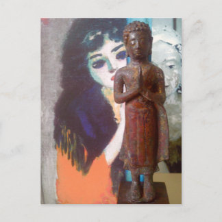 Bouddha et cartes postales
