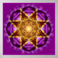 Bouddha Mandala Zen méditation Poster d'art spirit