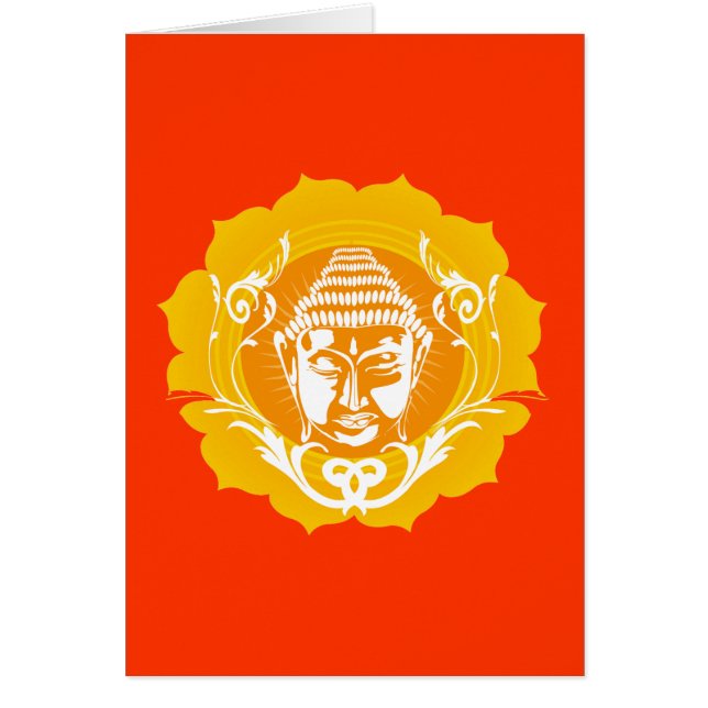 Bouddha orange et jaune (Devant)