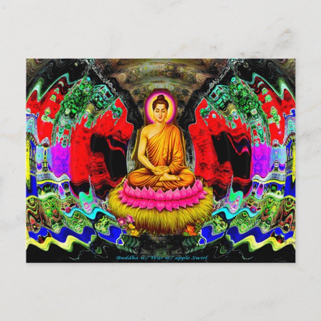 Bouddha Swirl - Carte postale (Devant)