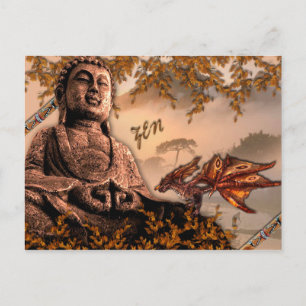 Bouddha Zenement Postcard