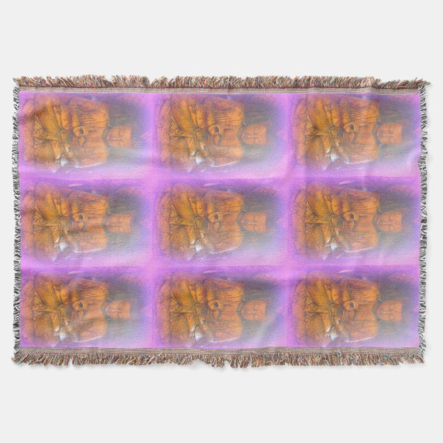 bouddhas aura violet jeter la couverture (Devant)