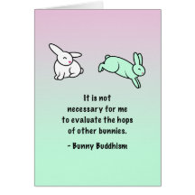 Bouddhisme de lapin "houblon carte d'autres