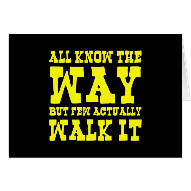 Bouddhisme zen Western Style carte de voeux (Devant horizontal)