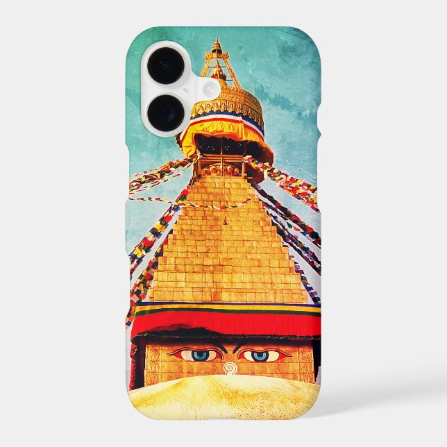 Boudhanath Stupa, Bouddha Eyes, Katmandou, Népal (Verso)