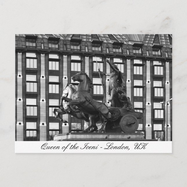 Boudica Statue, Westminster - London, Britain Postcard (Front)