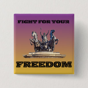 Boudicca 2 Inch Square Button