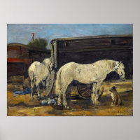 Boudin - Carriages Of Nomades 1885