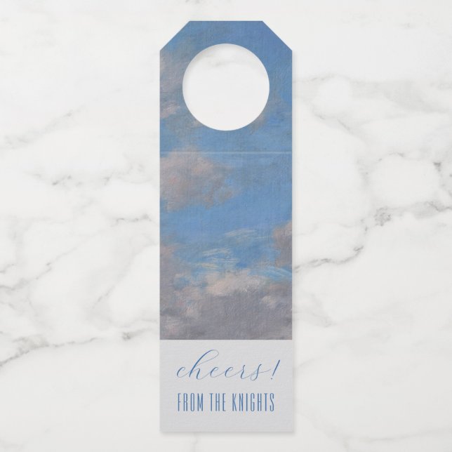 Boudin Clouds Bottle Tag (Front)