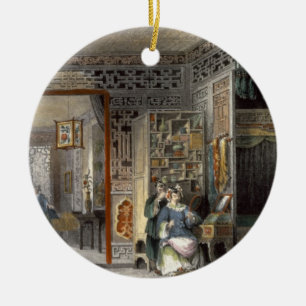Boudoir and Bed-Chamber of a Lady of Rank, from 'C Ceramic Ornament