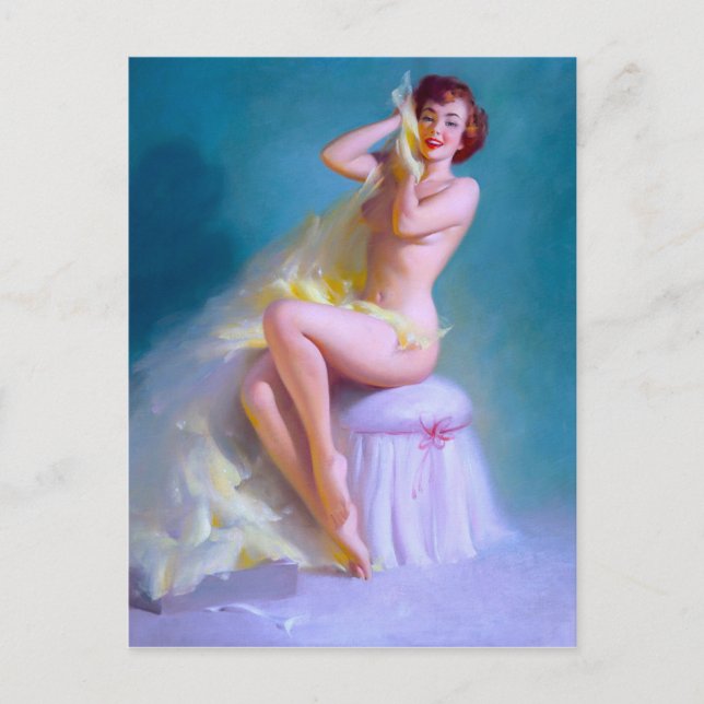 Boudoir Pinup Postcard (Front)