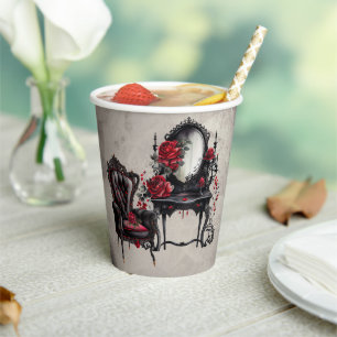 Boudoir Vanity Mirror and Victorian Parlour Chai Paper Cups