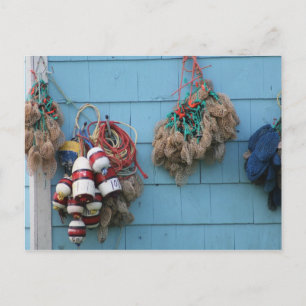 Bouées de homard et sacs à appâts Carte postale