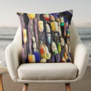 Bouées de pêche rustique Coussin coloré