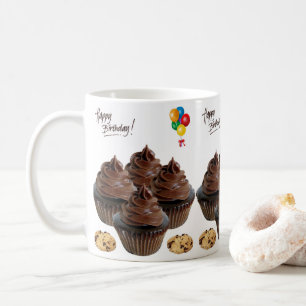 Boug de chocolat Joyeux Anniversaire Mug