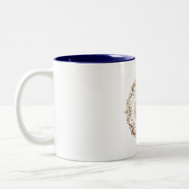 Boug de logo Lion - Tasse grasse Graphique animal (Gauche)