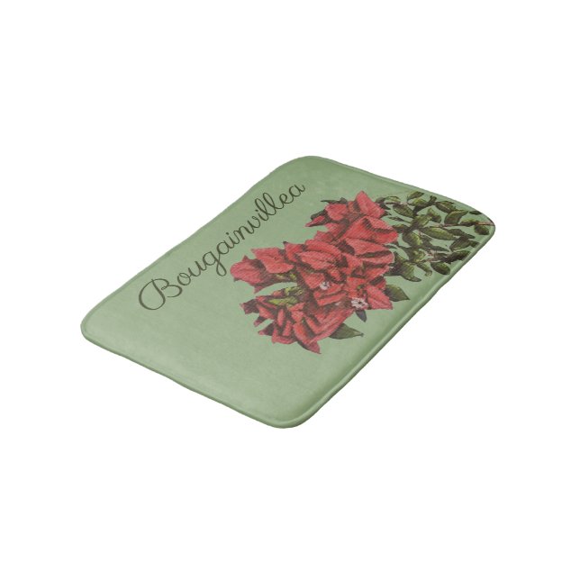 Bougainvillea Bath Mat (Angled)