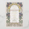 Bougainvillea Burgundy Blue Wedding Art Nouveau