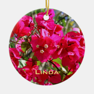 Bougainvillea Ceramic Ornament
