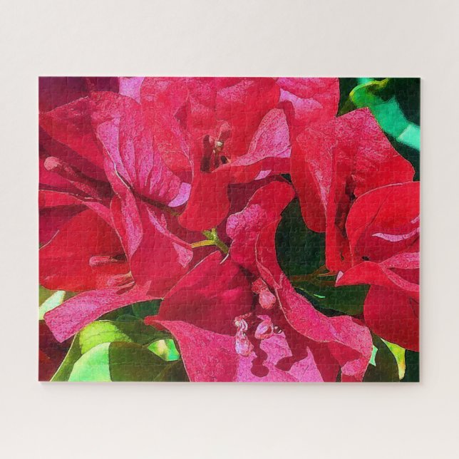 Bougainvillea Closeup Puzzle (Horizontal)