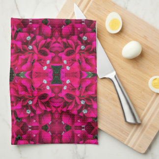 Bougainvillea Deep Pink Kitchen Towels