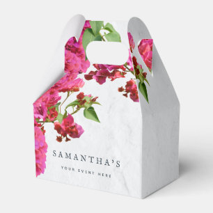Bougainvillea Floral Mediterranean Greek Island Favor Box