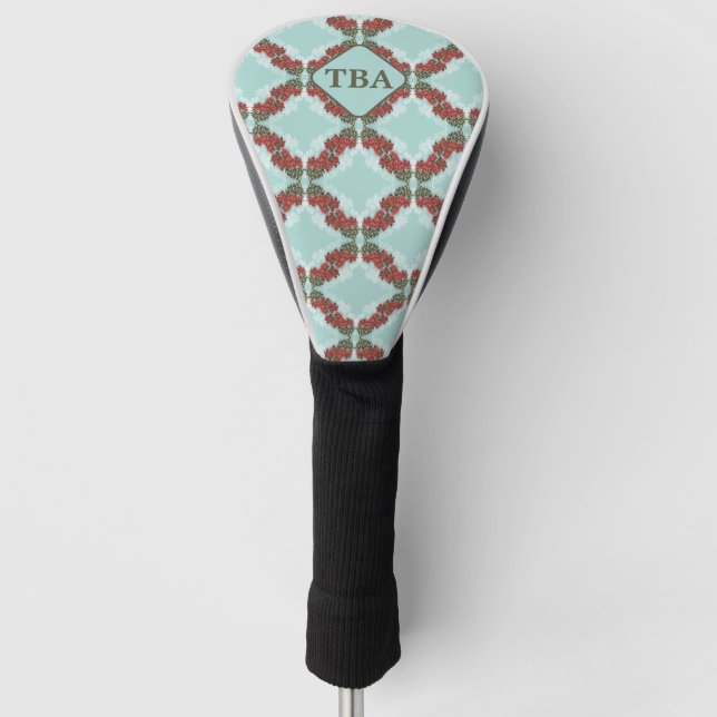 Bougainvillea Golf Head Cover (Front)
