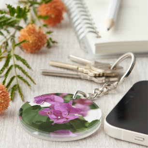 Bougainvillea Keychain