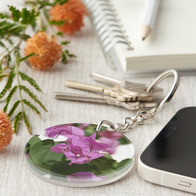 Bougainvillea Keychain (Front Right)