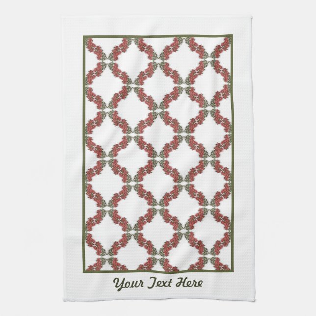 Bougainvillea Kitchen Towel (Vertical)