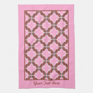 Bougainvillea Kitchen Towel - Personalized Option