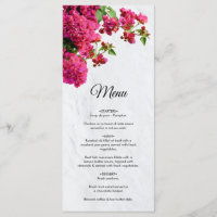 Bougainvillea Mediterranean Greek Island Wedding  